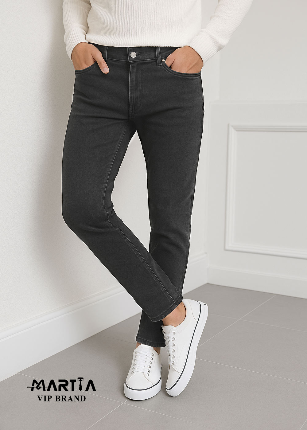 شلوار جین پارچه ایتالیایی کد 10