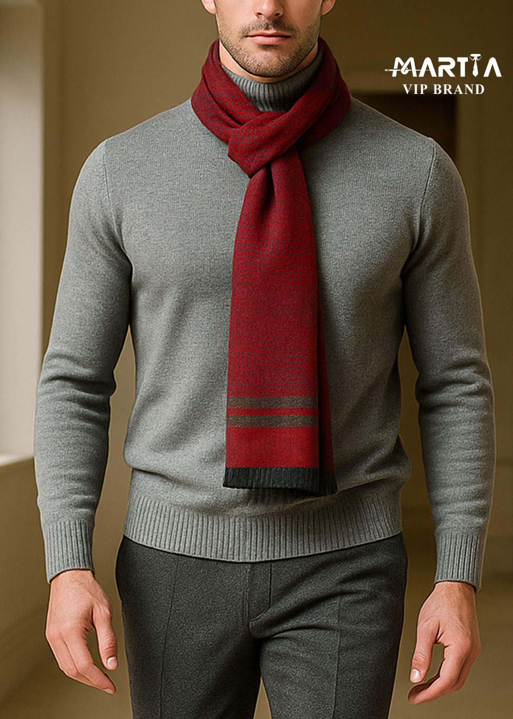 شال پشمی vip کد 119