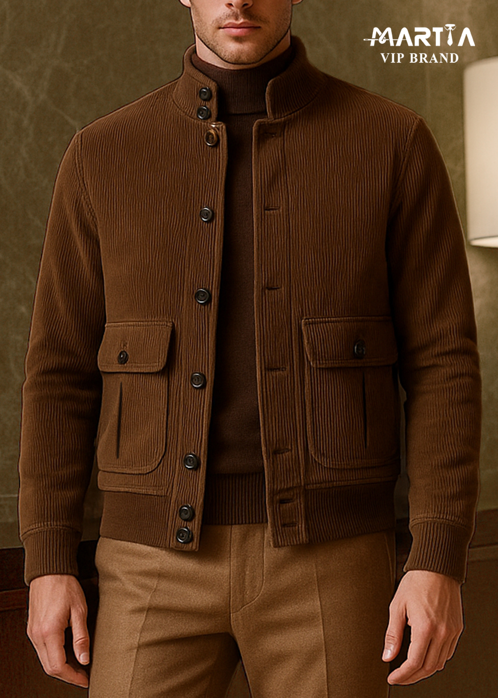 سویشرت یقه هفت سانت مخمل ایتالیایی