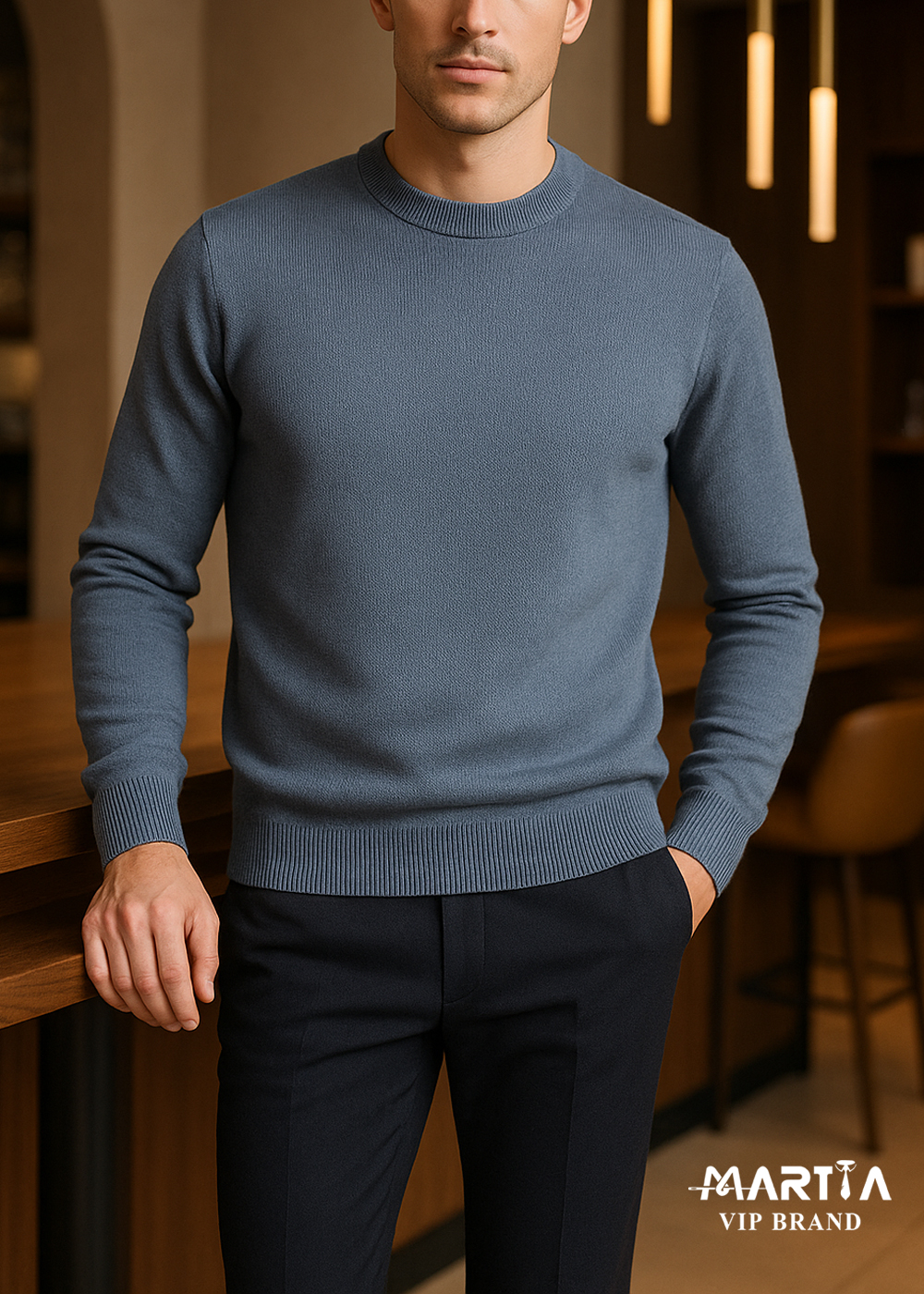 بافت یقه گرد نخ پنبه کد 36