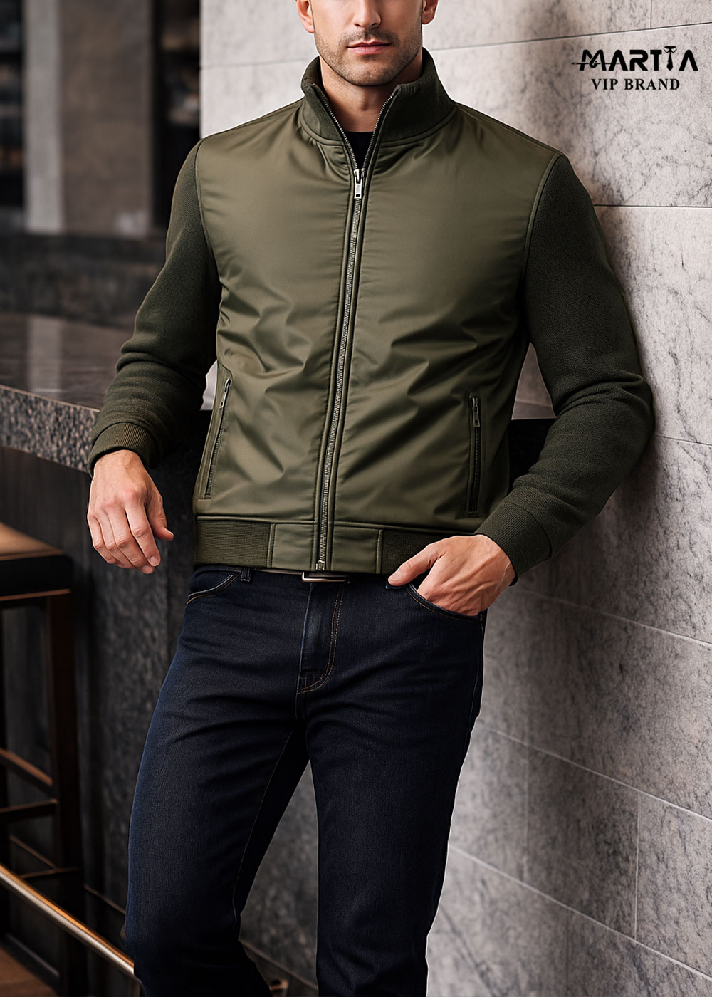 سوییشرت یقه ایستاده کد 14