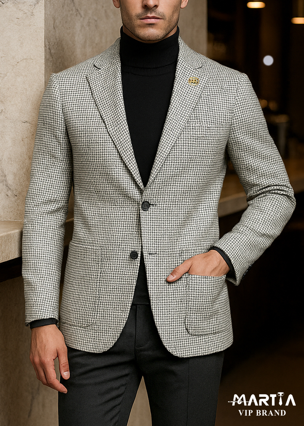 کت تک یقه انگلیسی پیچازی کد 37