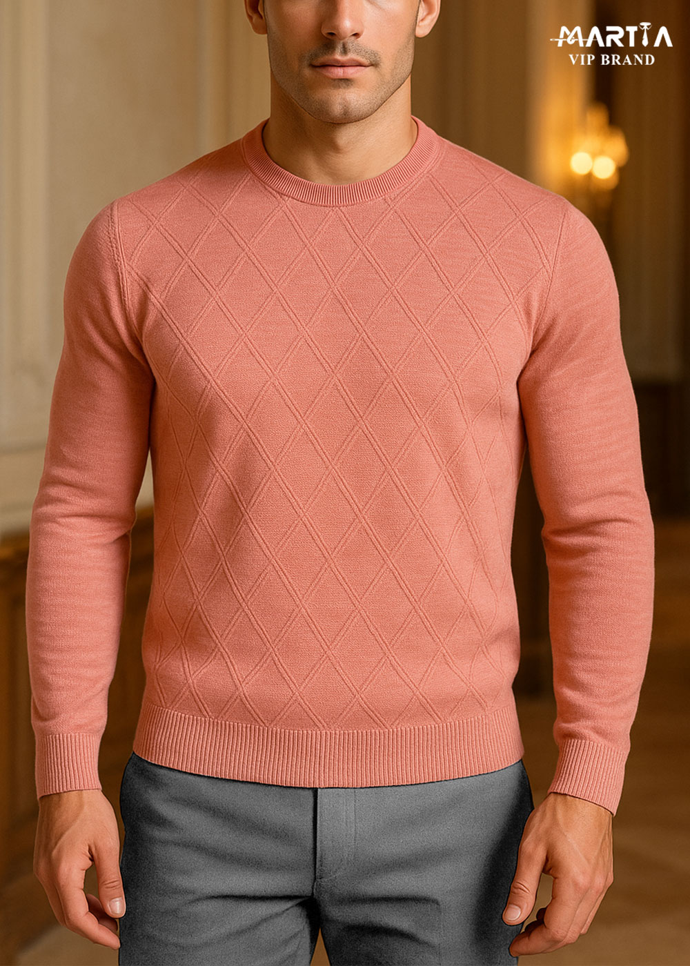 بافت نخ پشمی ایتالیایی طرحدار کد 106