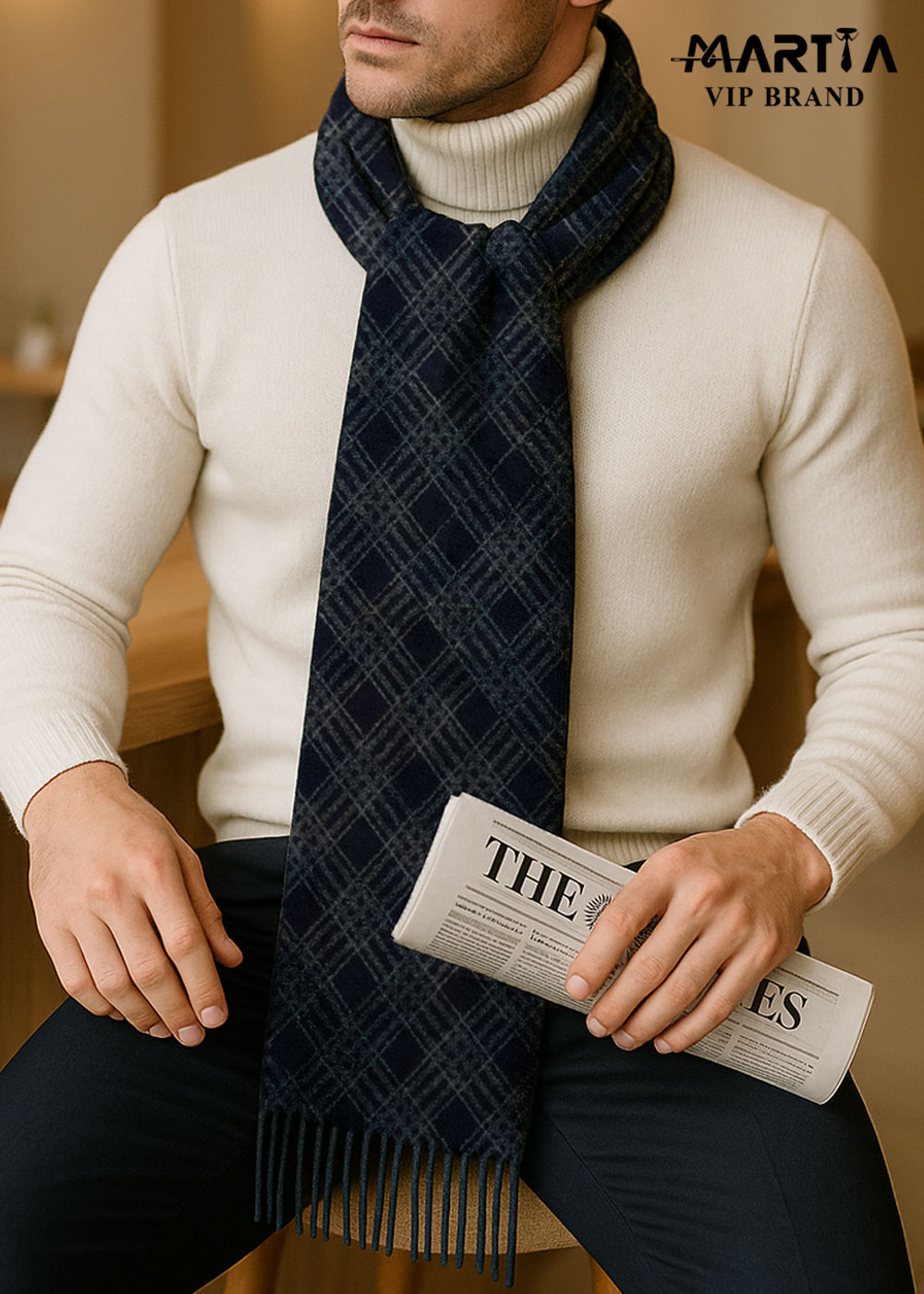 شال پشمی VIP کد ۱۳۱