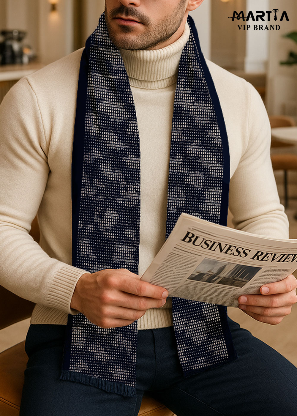 شال گردن پشمی