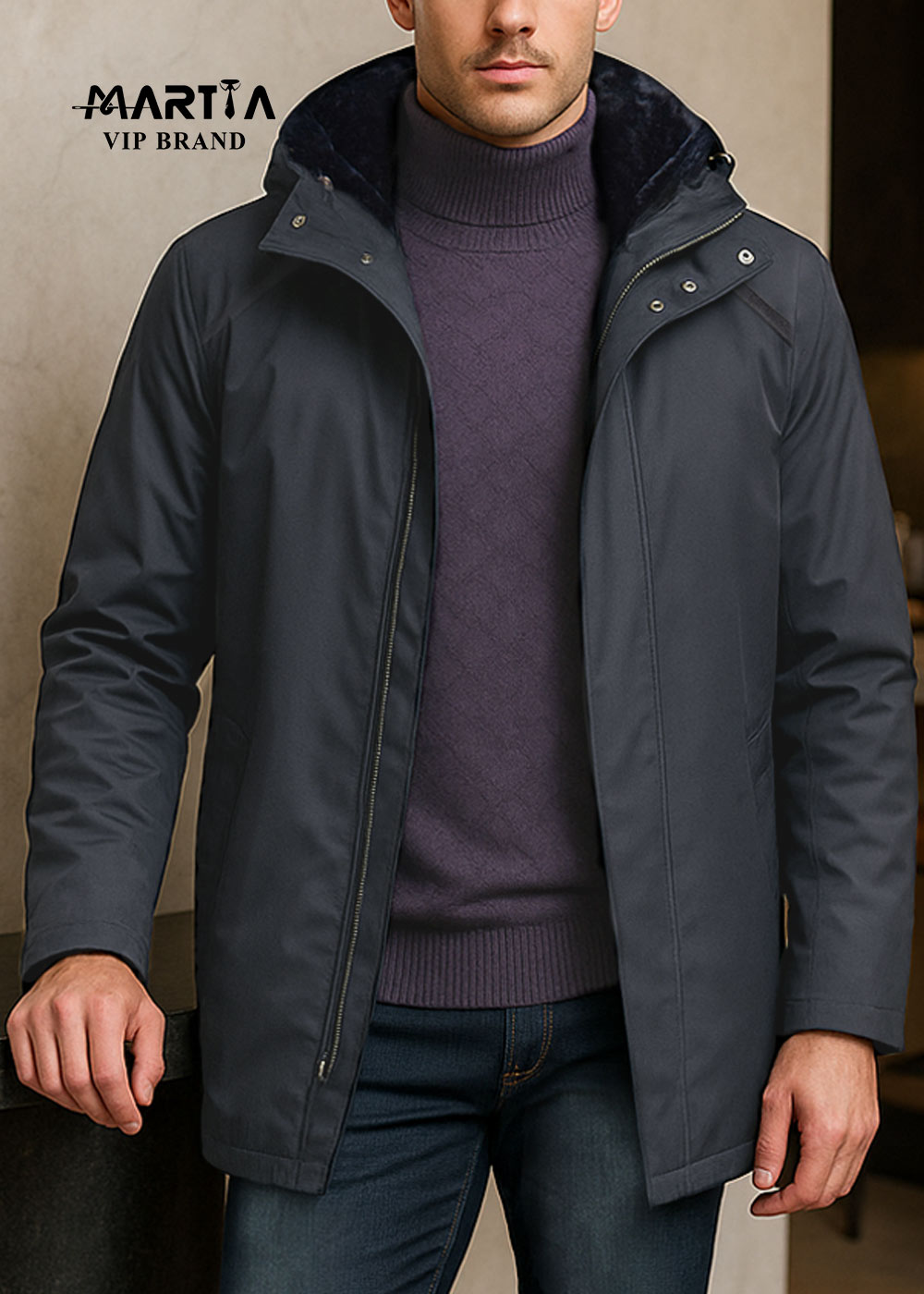 کاپشن واترپروف ایتالیایی