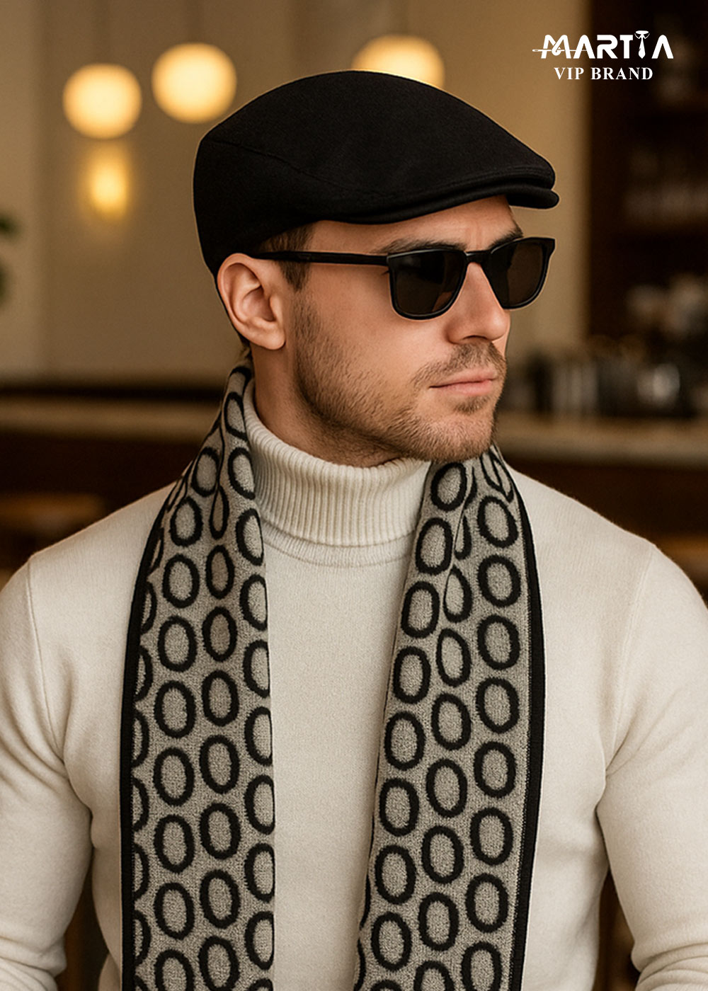 کلاه کتان مشکی