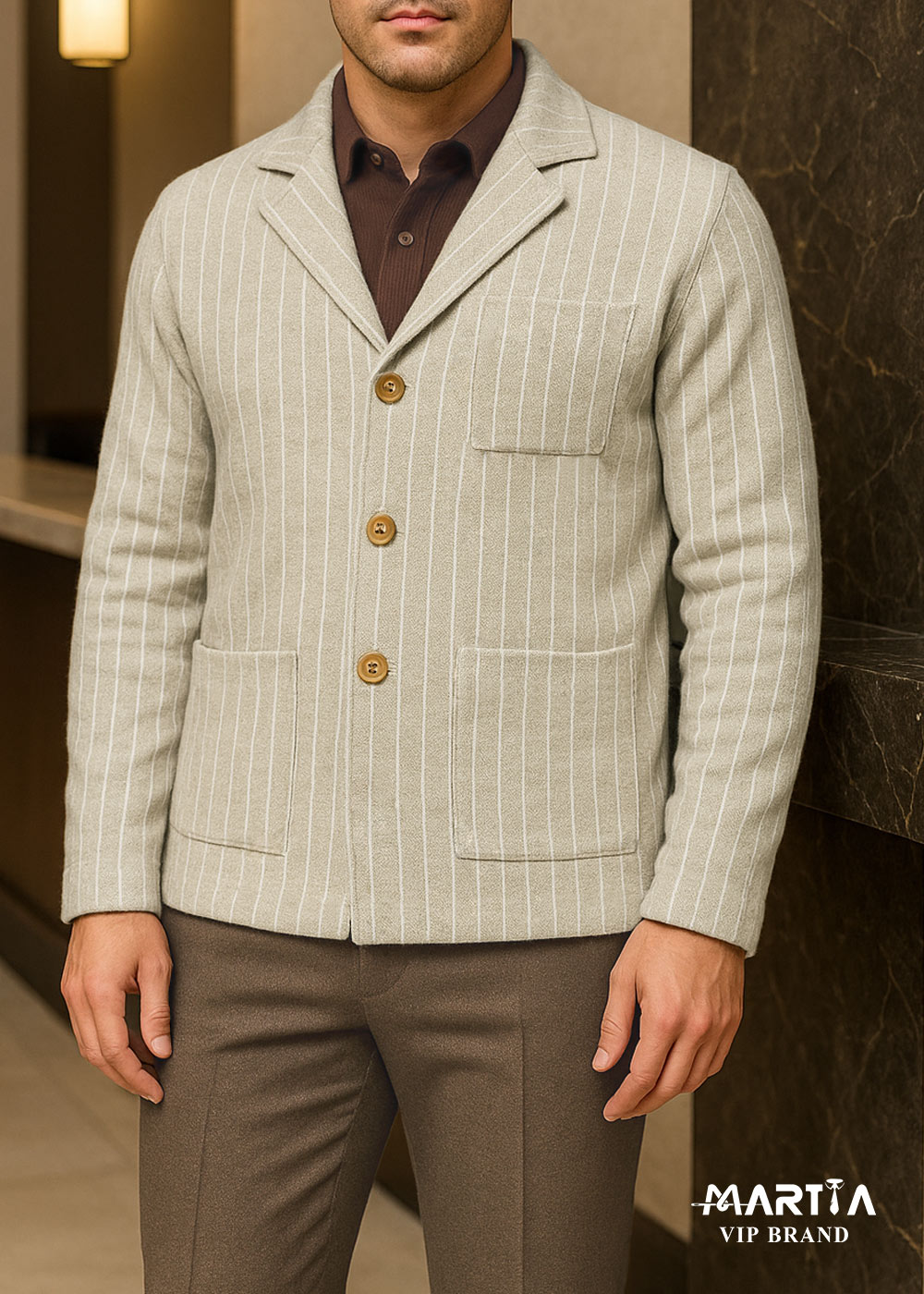 ژاکت یقه انگیسی دیپلمات کد 53