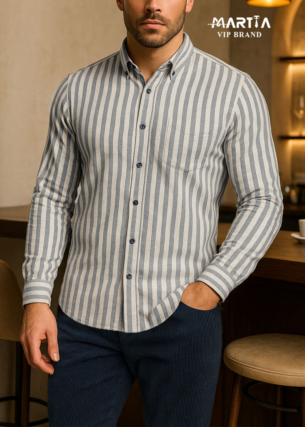 پیراهن پشمی دیپلمات ایتالیایی کد 57