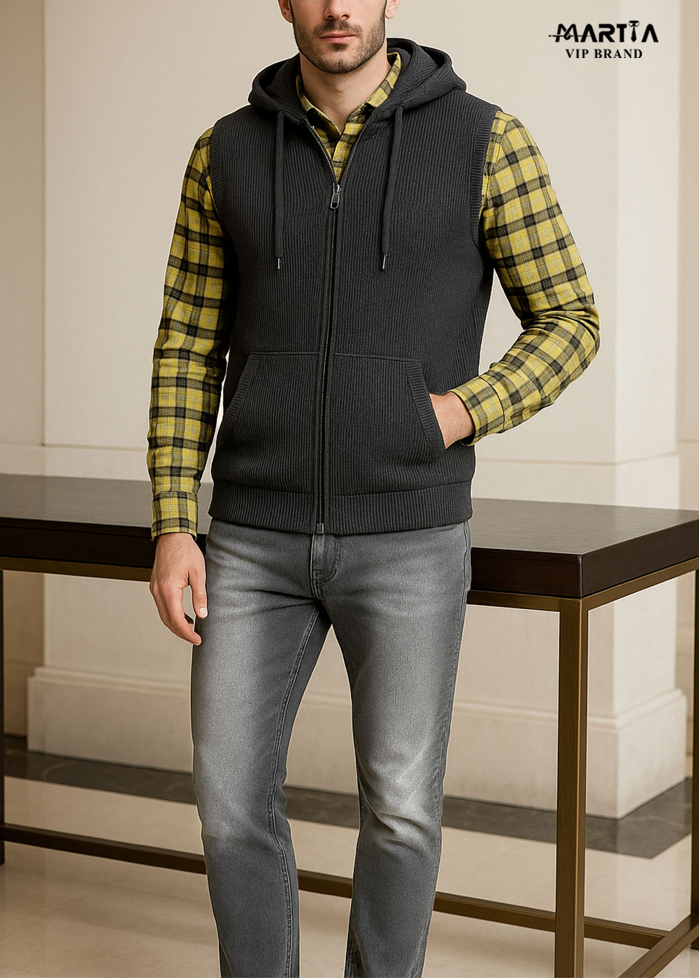 ژیله بافت کلاه دار کد 86