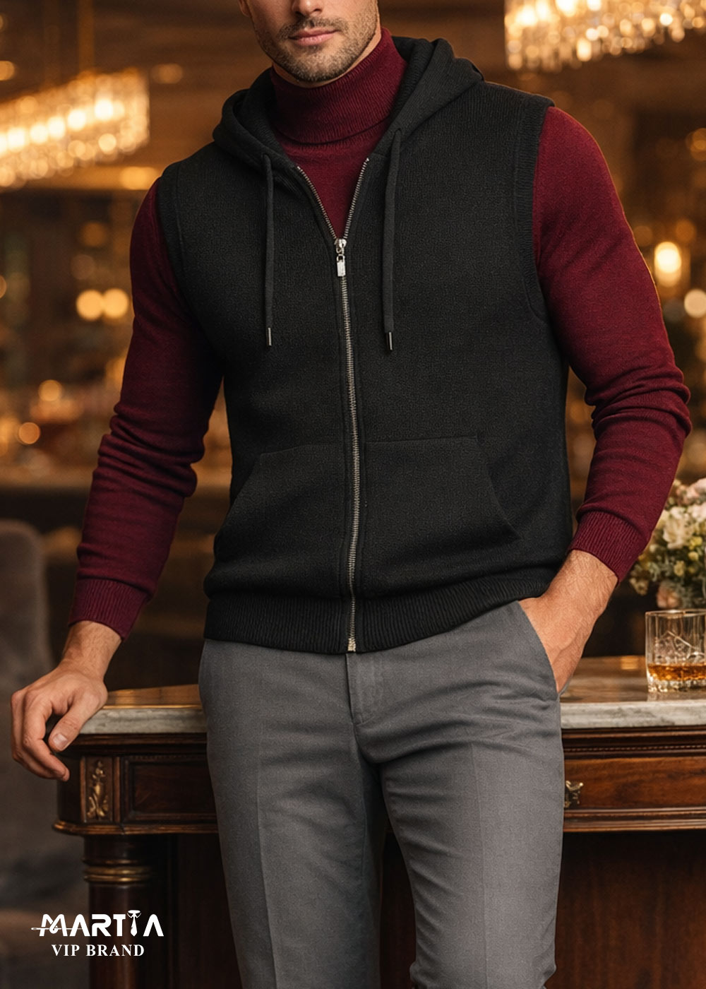 ژیله بافت کلاه دار کد 85