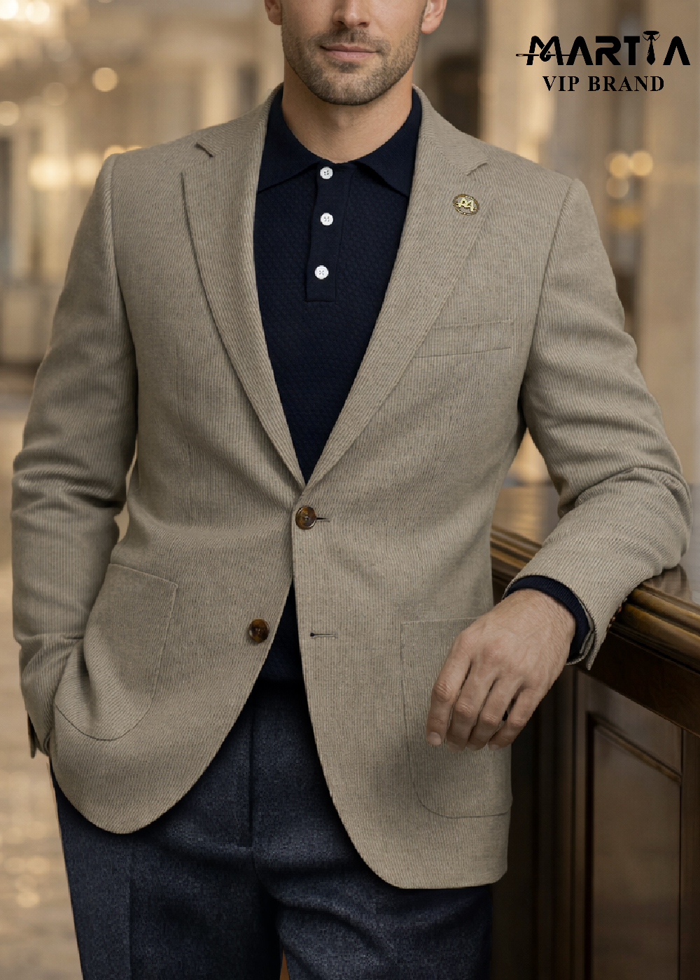 کت تک یقه انگلیسی دیپلمات کد 54