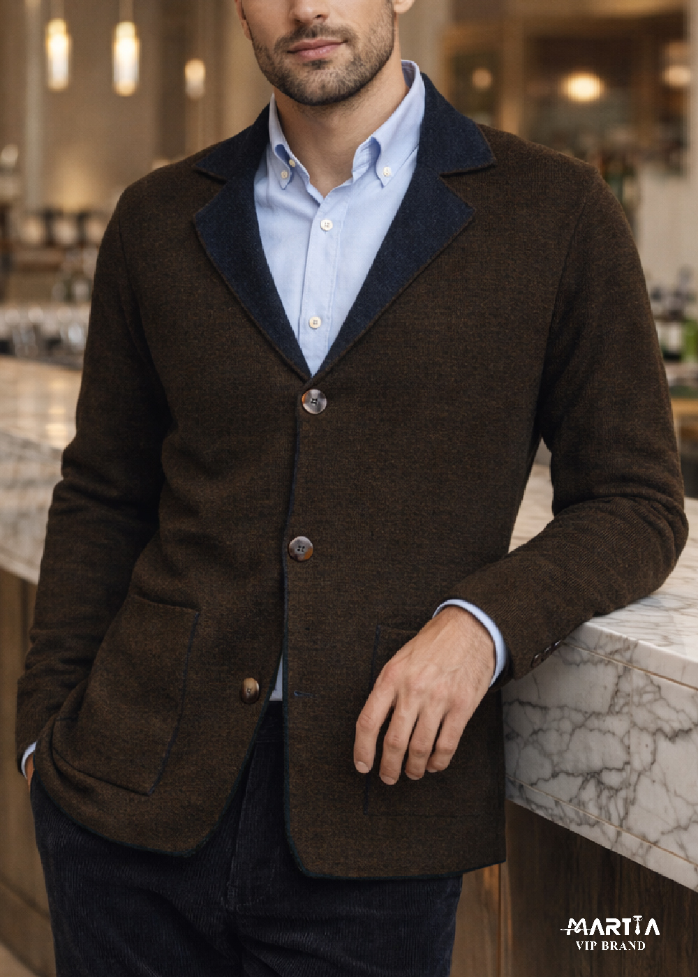 ژاکت یقه انگلیسی کد 55