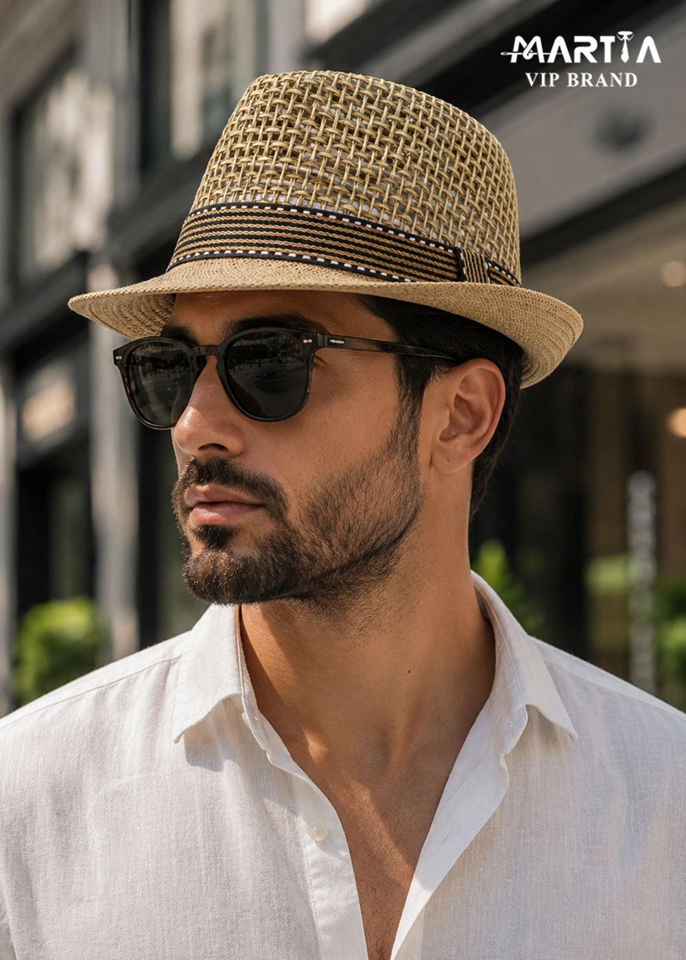 کلاه حصیری لینن کد 11
