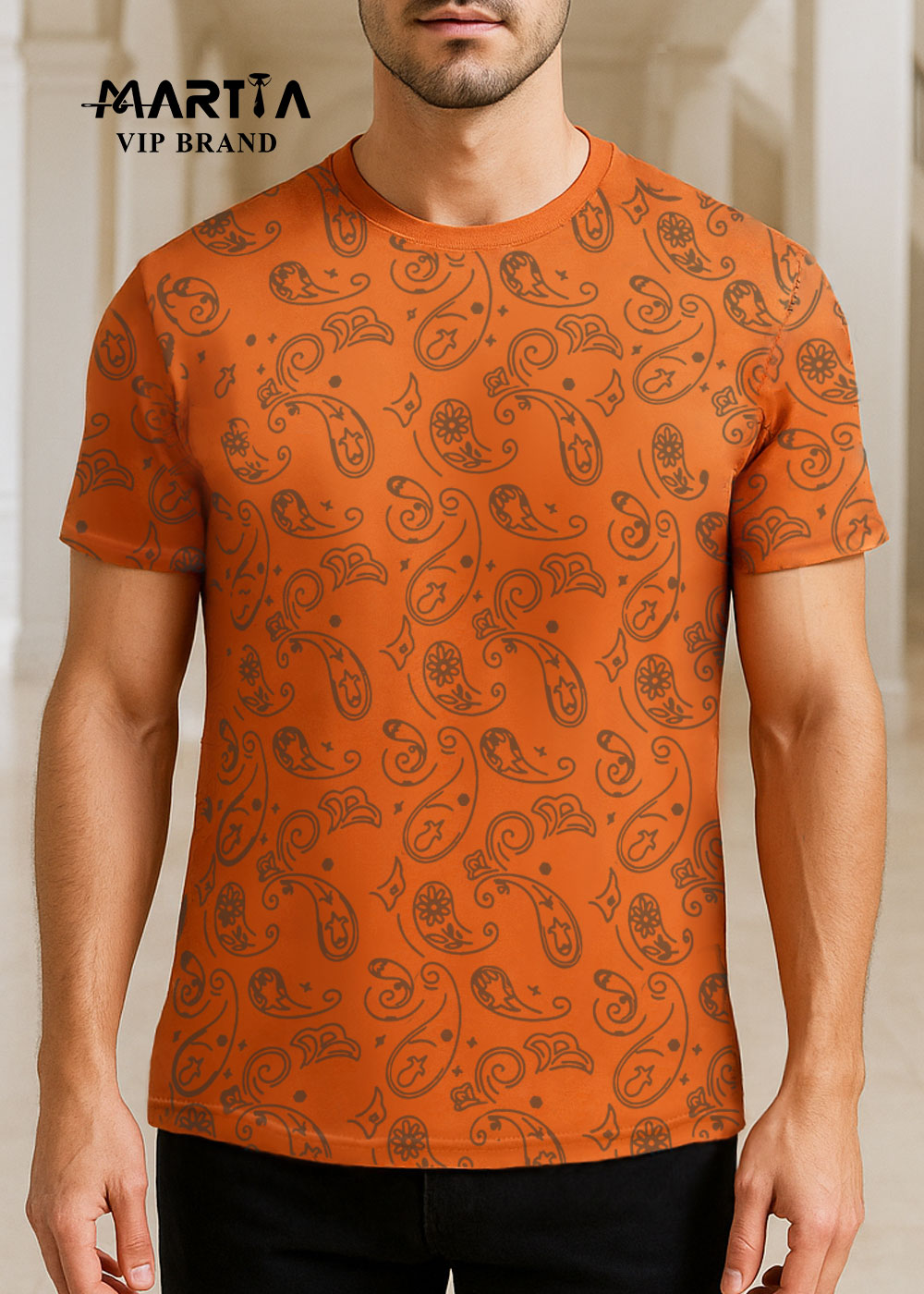 تیشرت نخ پنبه ایتالیایی Mercerized