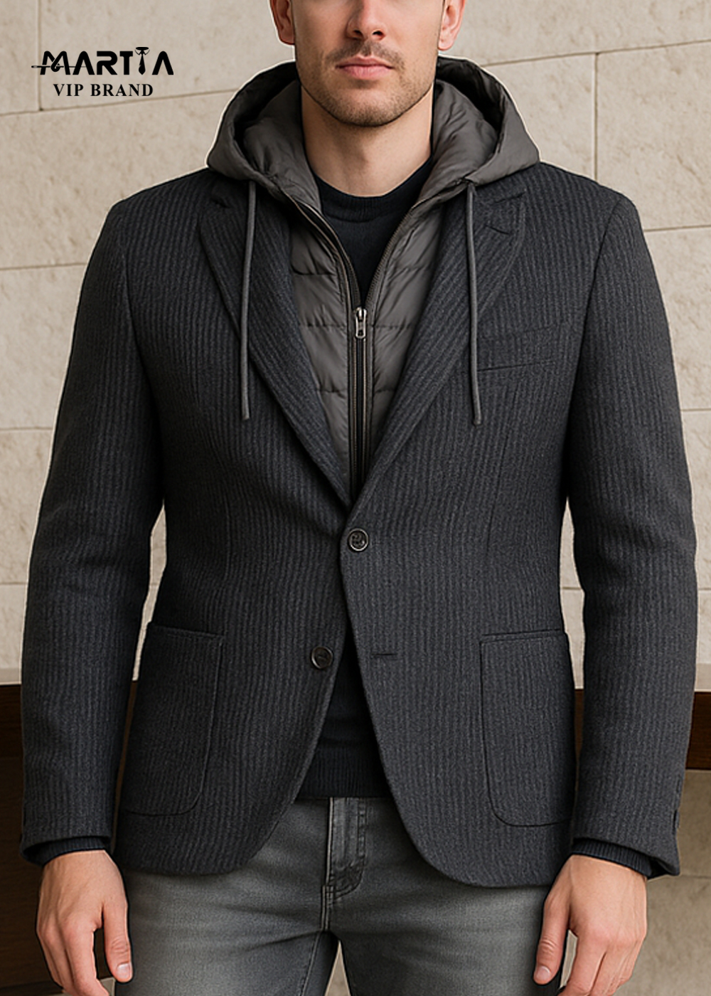 کت تک پارچه صد درصد پشم ایتالیایی